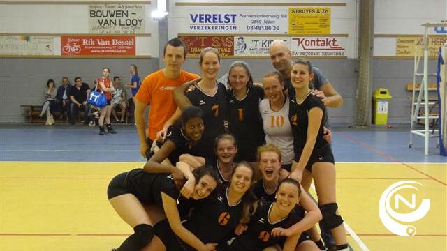 Dames VC Herenthout winnen volleybalthriller in derby in Nijlen : 2-3