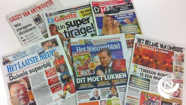 Vlaamse krantenmarkt verloor terrein in 2013
