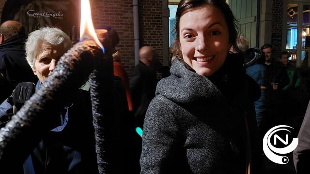 Nathalie Frenay : 'Zo'n 325 fakkels protesteren tijdens Fakkeltocht tegen armoede'
