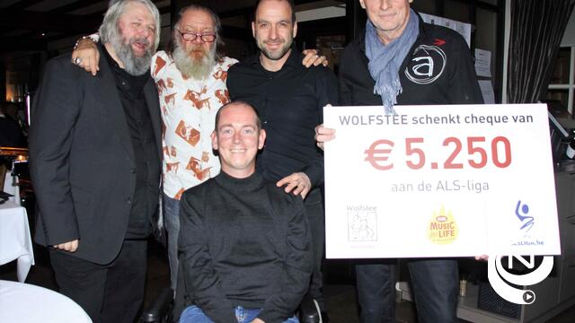 Uitverkochte Winter Pop-Up in de bres voor ALS-patiënt Kris : cheque €5.250