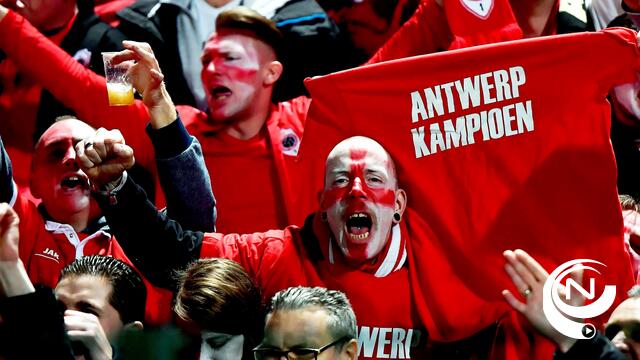 Royal Antwerp FC naar 1e klasse : euforie tot het ochtendgloren - sfeerbeelden