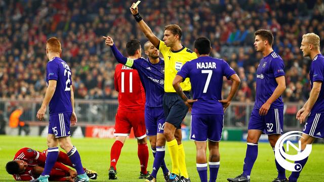 Bayern München overklast Anderlecht 3-0 : Kums snel rood