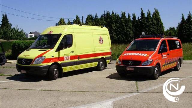 Chauffeur zwaargewond na uitwijkmaneuver in Heist-op-den-Berg 