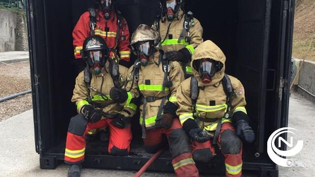 Beschermende kledij met ingebouwde sensoren waarschuwt brandweerlui voor te grote hitte