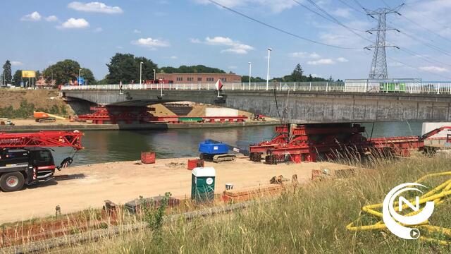 De Vlaamse Waterweg : 'Oude brug op Herenthoutseweg wordt zondag 30m verschoven'