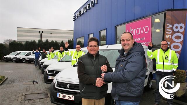15 Peugeot Partner Lavrijsen bedrijfswagens voor Groep Maes