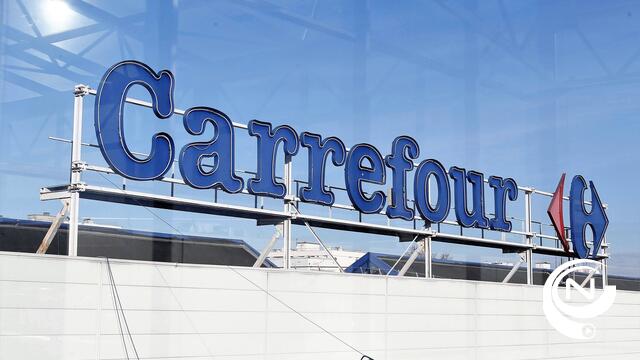 Stakingspiket aan Carrefour Westerlo