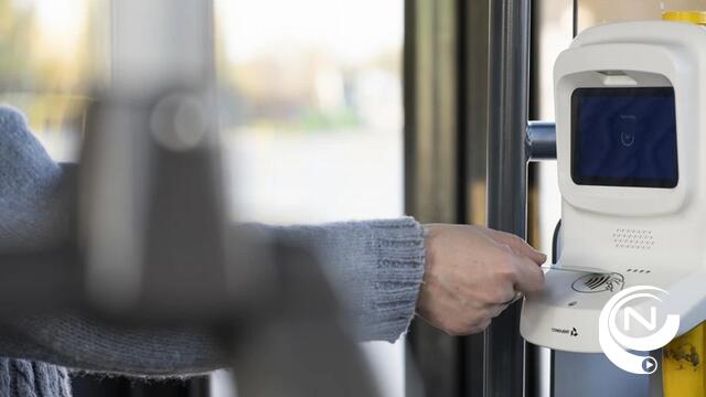 De Lijn lanceert als eerste in België contactloze betaling op het openbaar vervoer