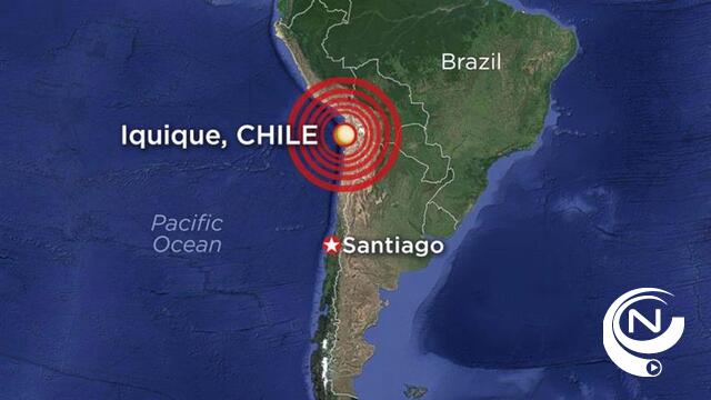 Zware aardbeving treft noorden van Chili : 8,2 op Schaal van Richter