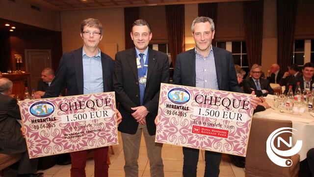 Club Fifty-One Herentals steunt goede doelen met cheques