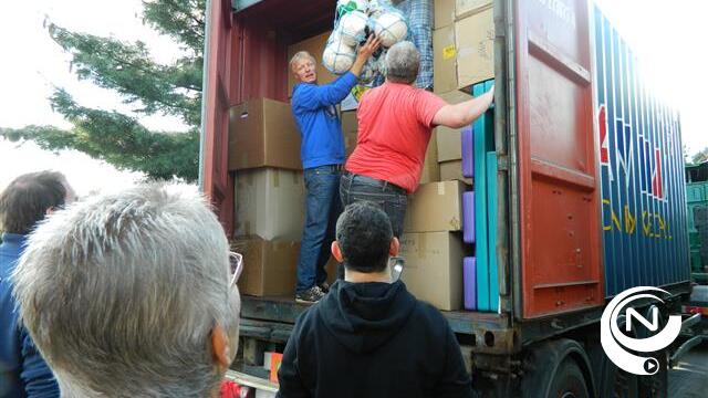 Container hulpgoederen is vertrokken naar Borneo 