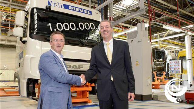 DAF Westerlo produceert miljoenste vrachtwagencabine