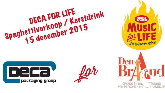 Deca for Life steunt vzw Den Brand in Warmste Week 