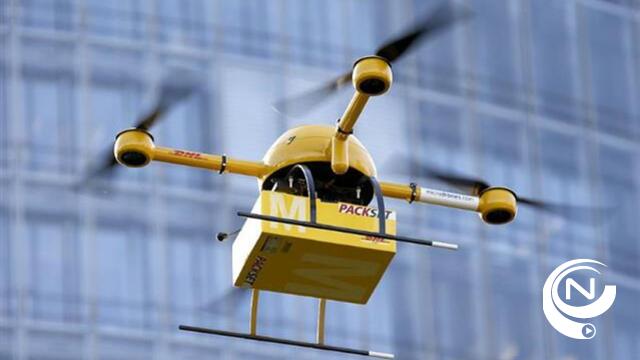 DHL vervoert pakketjes met drones naar Waddeneiland