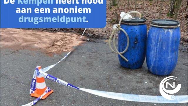 Burgemeester Marianne Verhaert wil dringend Anoniem Drugsmeldpunt tegen chemisch drugsafval