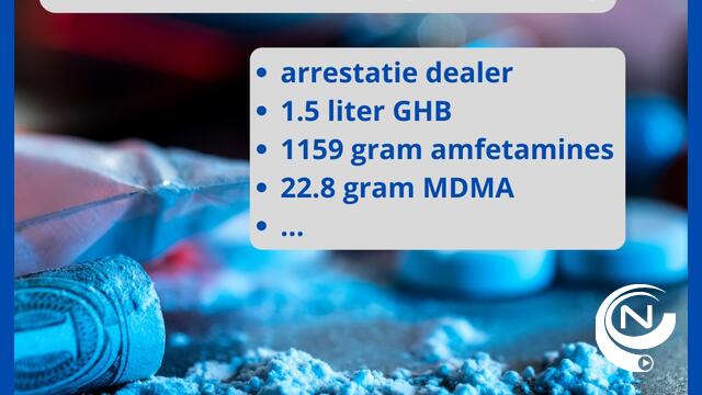 Politie Zuiderkempen ontdekt grote hoeveelheden drugs in Westmeerbeek : man uit Hulshout (41) gearresteerd