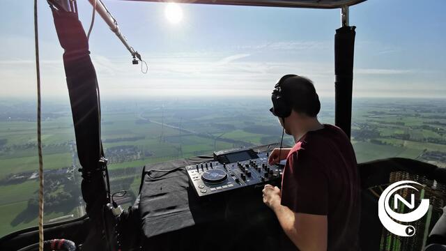 Woefbass speelt DJ set vanuit grootste luchtballon van België voor uniek project 'Vlaanderen DJ Land'