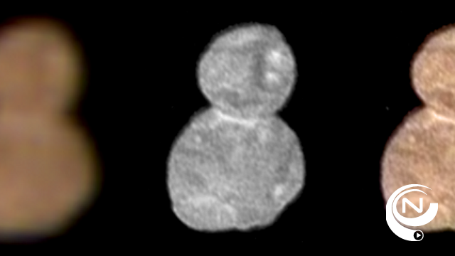 NASA geeft nieuwe foto vrij van "sneeuwman" Ultima Thule