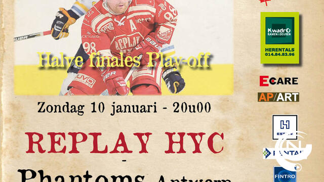 HYC Replay in finale Beker van België ijshockey