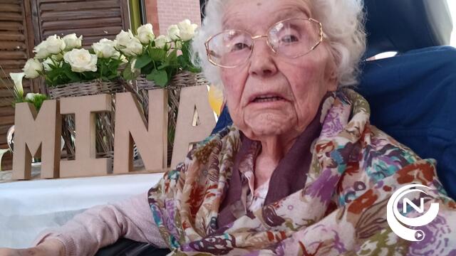 Woonzorgcentrum Ten Hove zet 100-jarige Mina Van Duffel in de bloemetjes