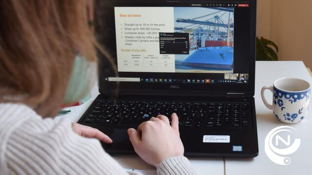 Studenten krijgen unieke blik achter de schermen van havenbedrijven tijdens virtueel bezoek