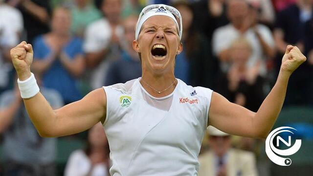 Kirsten Flipkens wint kwartfinale op Wimbledon en speelt halve finale tegen Bartoli