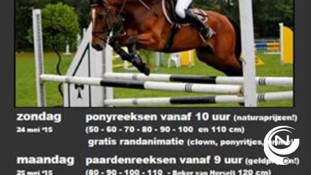 LRV Pony-en paardenclub Sint Maarten Organiseren Beker van Herselt - 20ste editie