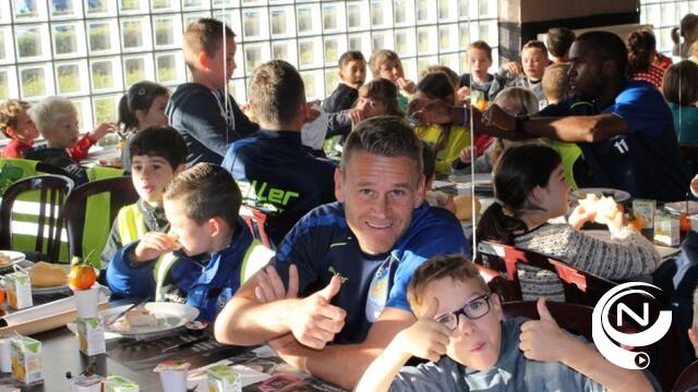 250 kinderen ontbijten als echte sporters in 't Kuipke KVC Westerlo 