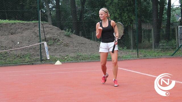 Linsey Verstrepen wint tennistornooi op TC Wingfield in Mechelen 