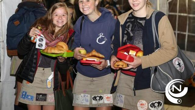 900 jongeren voor gratis ontbijt tijdens ‘Dag van de Jeugdbeweging’ Mol, een record