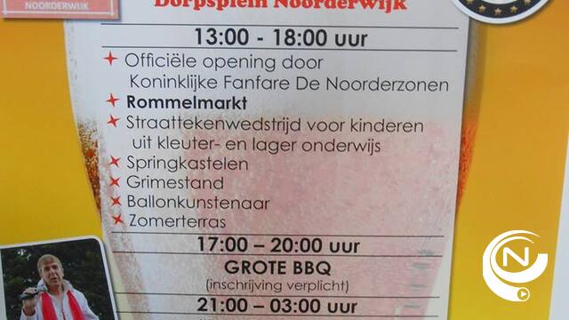 Noorderwijk viert zaterdag én volgende week feest
