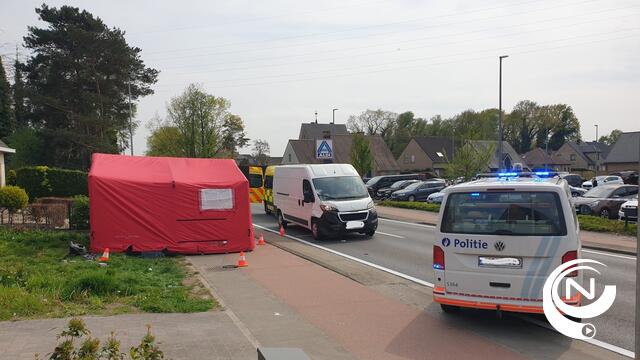 26-jarige vrouw uit Herentals verongelukt met bromfiets aan Poederleese weg Lille (Aldi)