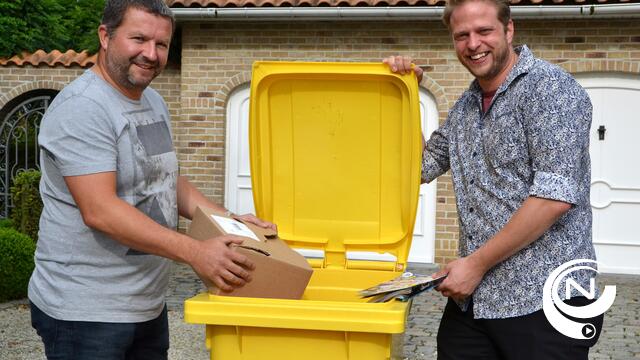 Een gratis, gele container voor ieder Kempens gezin