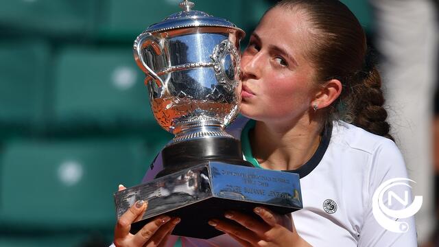 Jelena Ostapenko wint Roland Garros bij de vrouwen 