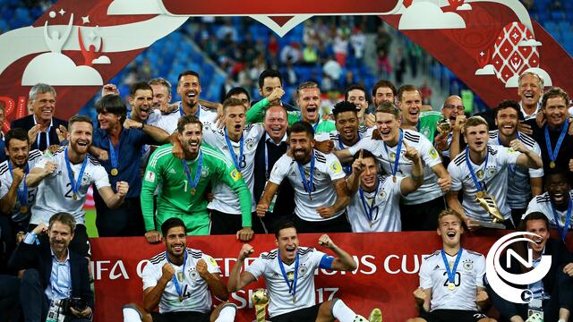 Duitsland wint Confederations Cup 