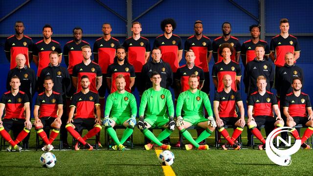 Rode Duivels officiële ploegfoto voor Euro 2016 