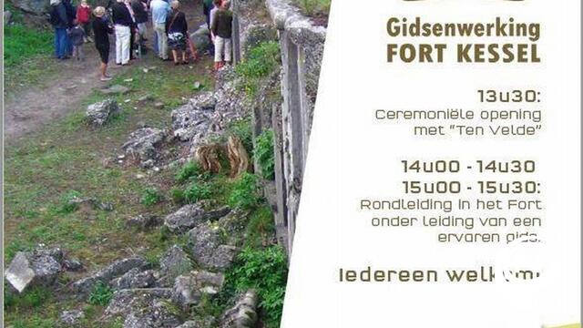 Gidsen fort Kessel trappen zondag nieuw seizoen op gang met gratis rondleidingen