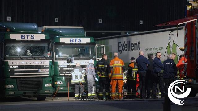 Drama bij Distrilog Olen : 48-jarige truckchauffeur omgekomen bij arbeidsongeval tijdens lossen 
