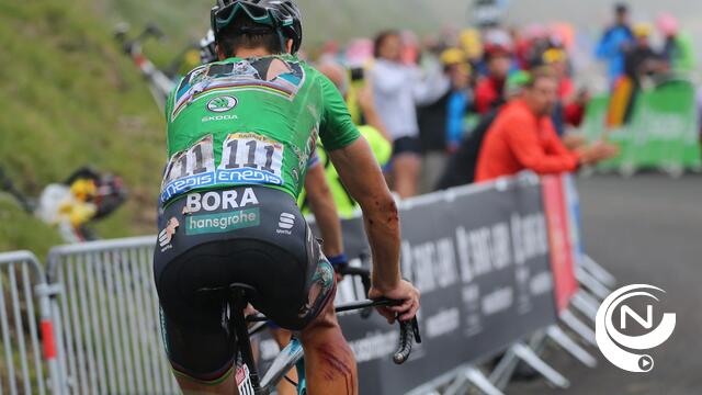 Quintana pakt winst in korte bergetape, Froome verliest tijd, Sagan valt zwaar - foto's