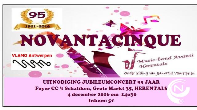 95 jaar Music-band Avanti met concert Novantacinque