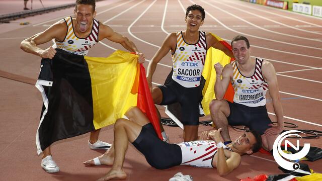 Belgian Tornados veroveren voor het eerst medaille op WK atletiek