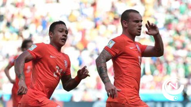 WK : Nederland op valreep langs Mexico, 2-1