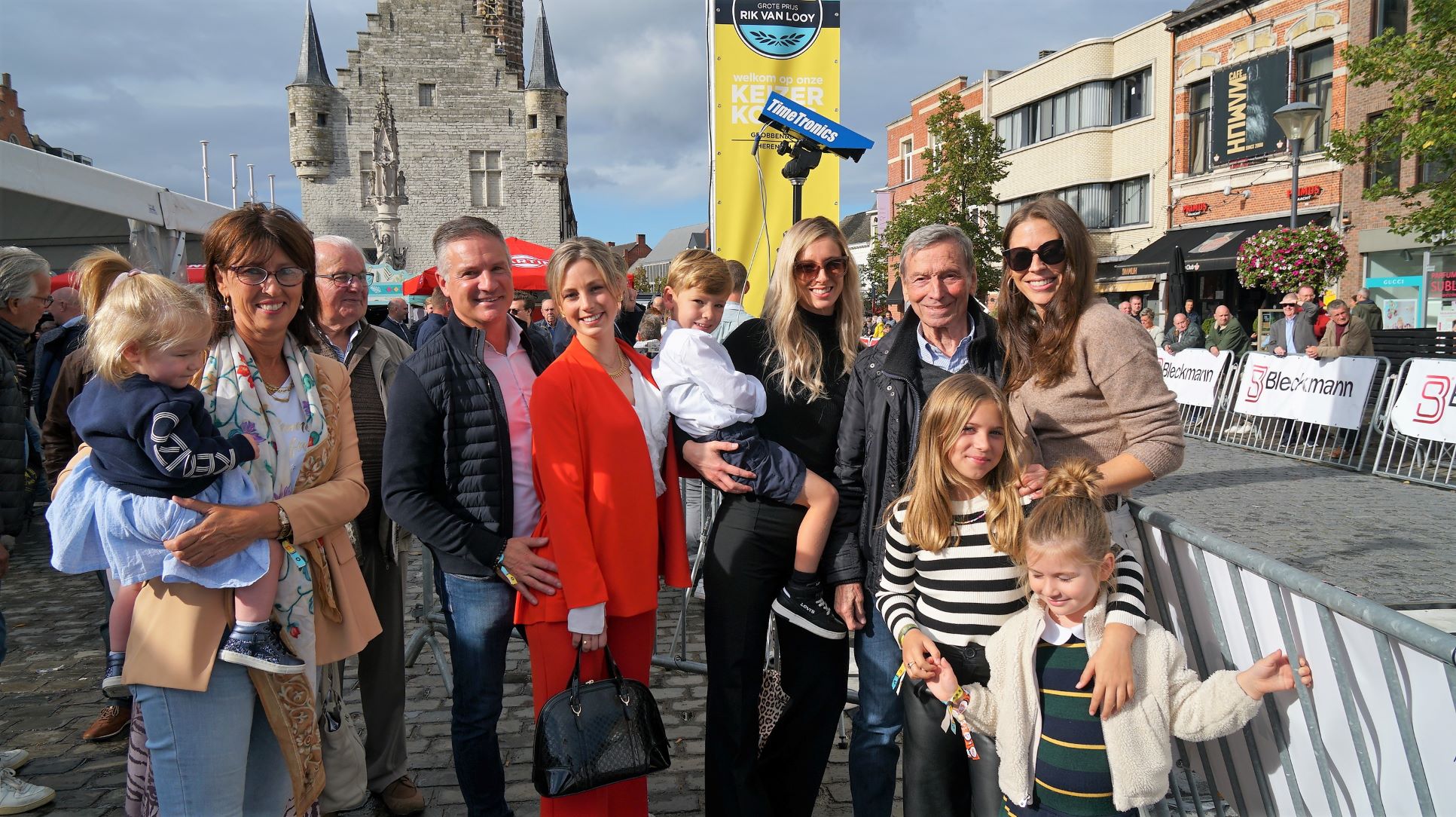 Rik Van Looy met familie 