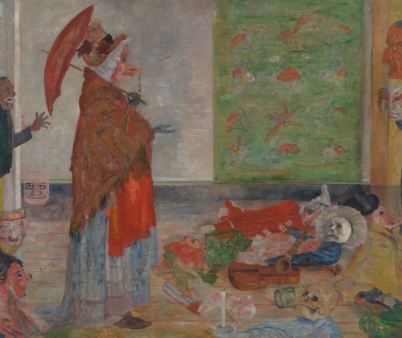 James Ensor, Verbazing van het masker Wouse, KMSKA - Collectie Vlaamse Gemeenschap