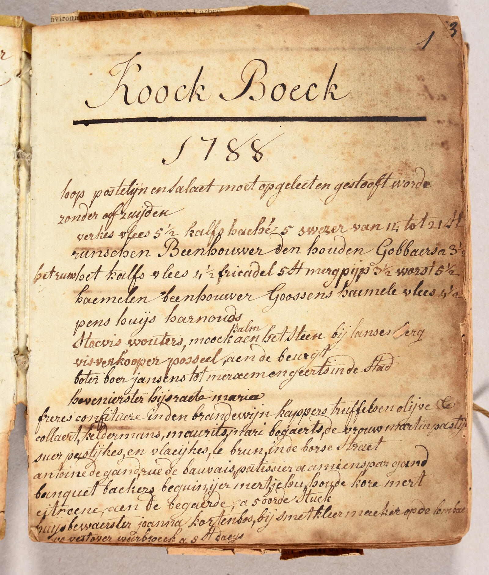 Sterrenchef 1788 Koock Boeck