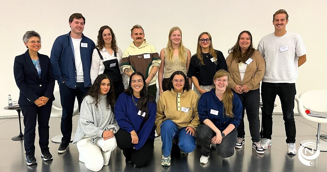 Cathy met studenten toegepaste jeugdcriminologie KdG