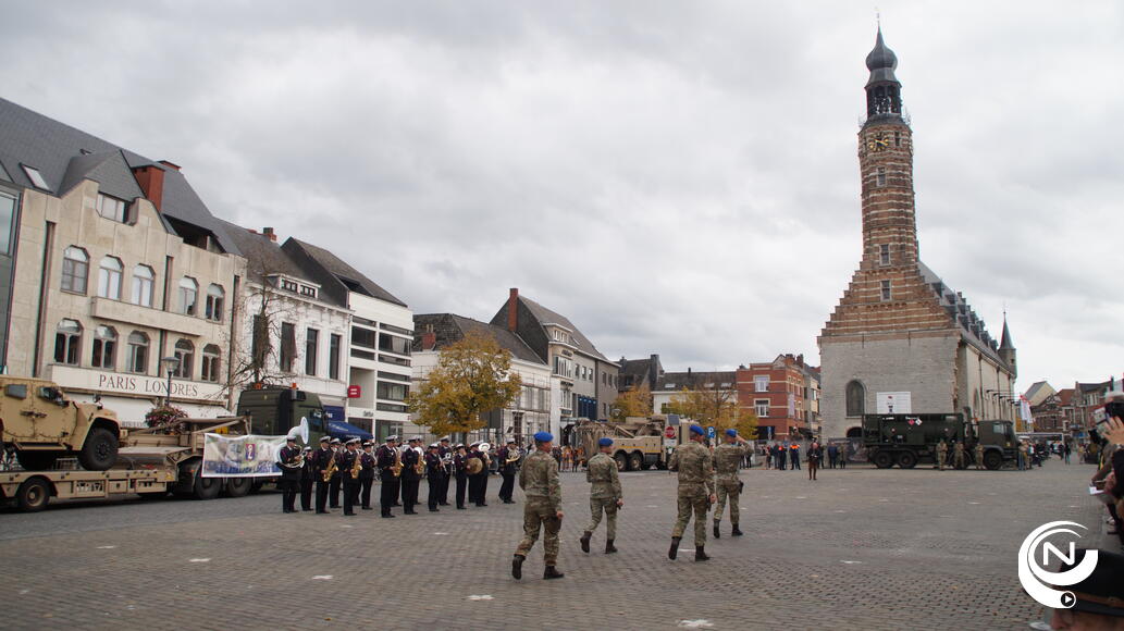 Bevelsoverdracht 29Bn Log @Grote Markt Herentals