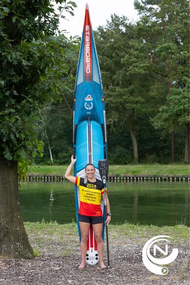 Deborah Wouters uit Herentals SUP BK Belgisch Kampioen