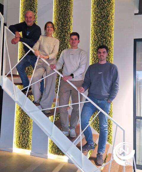 Foto : vlnr. Jan Van Raak - Annemie Bols - Rob Van Raak - Vince Van Raak.