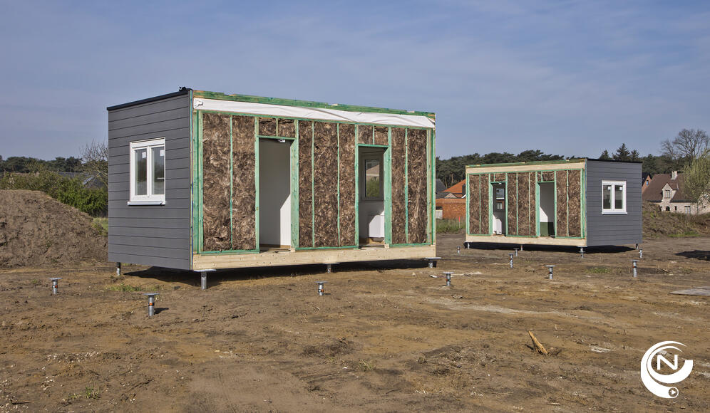 Woonunits voor Oekraïense vluchtelingen aan Jantjesblok Vorselaar